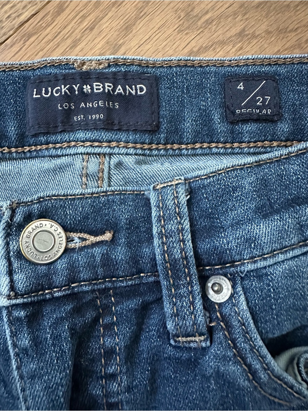 Lucky Brand Women's Skinny Jeans - Dark Blue Denim